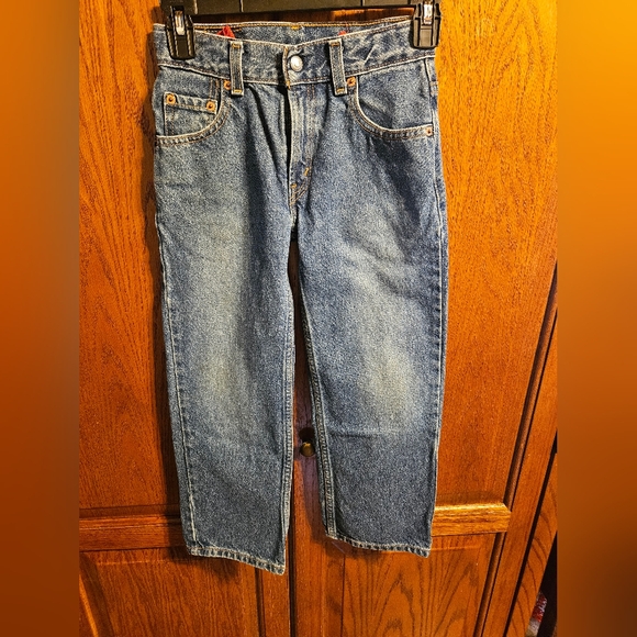 Levi's Kids's Straight Blue Jeans SIZE 7X - Picture 1 of 5